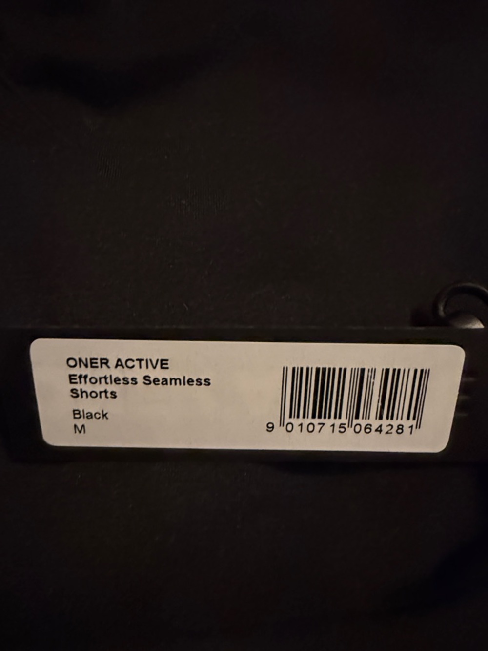 Oner Active Black High-Waist Bike Shorts - Picture 3 of 3